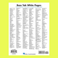 Bass Tab White Pages Songbook (200 Songs)