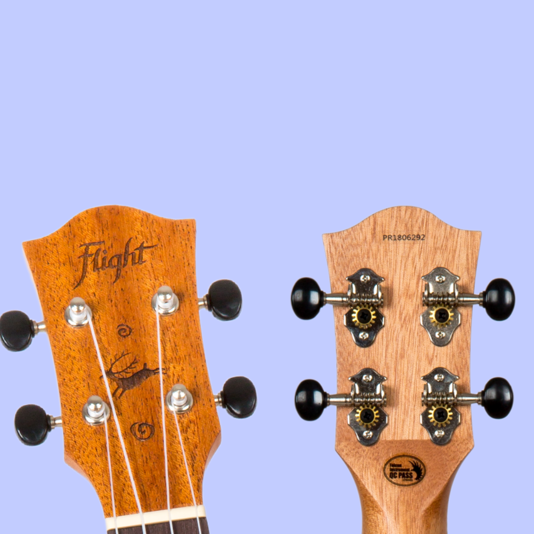 Flight DUT34 EQ MAH-A Electro-Acoustic Tenor Ukulele with Padded Gig Bag