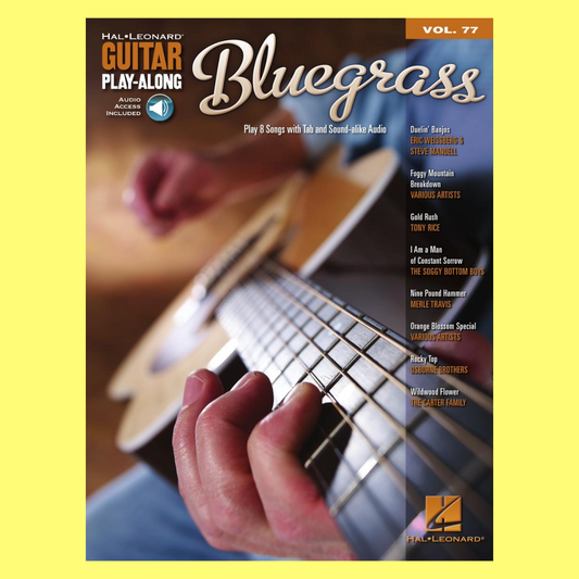 Bluegrass Guitar Play Along Volume 77 Book/Ola