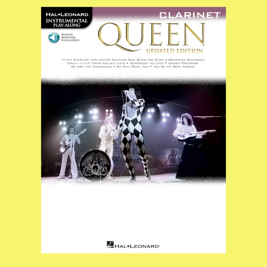 Queen For Clarinet - Updated Edition Play Along Book/Ola