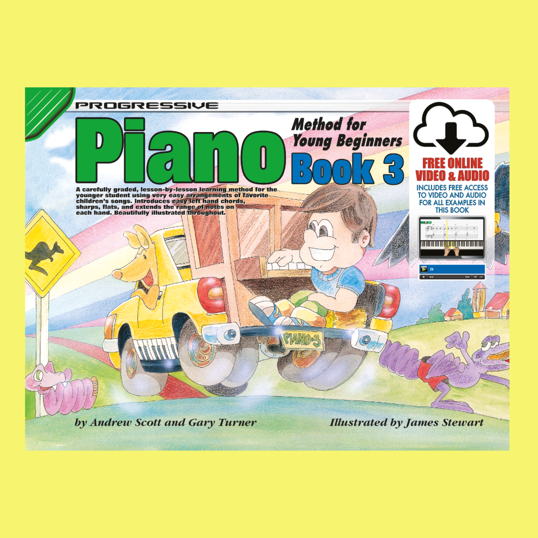 Progressive Piano Method For Young Beginners Book 3 (Book/Ola)