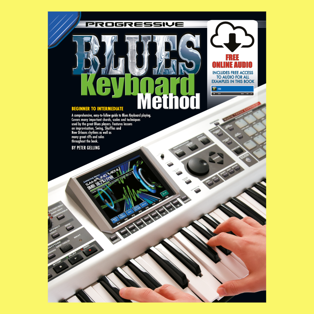Progressive Blues Keyboard Method Book/Ola