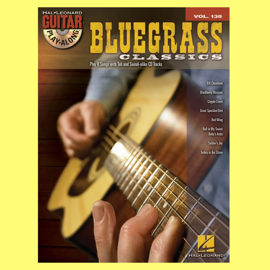 Bluegrass Classics Guitar Play Along Volume 138 Book/Cd
