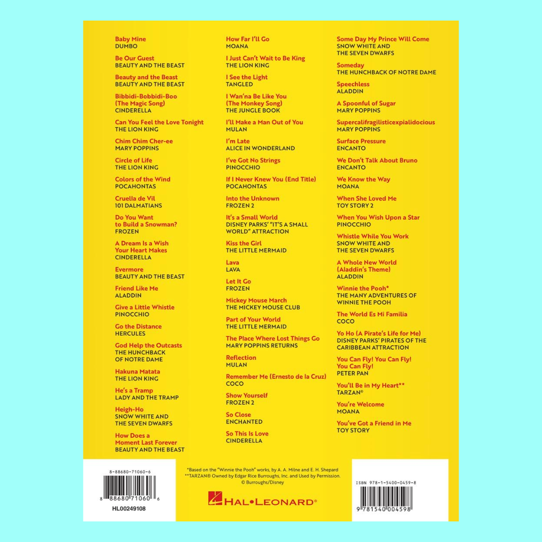 Disney - Strum & Sing Ukulele Book