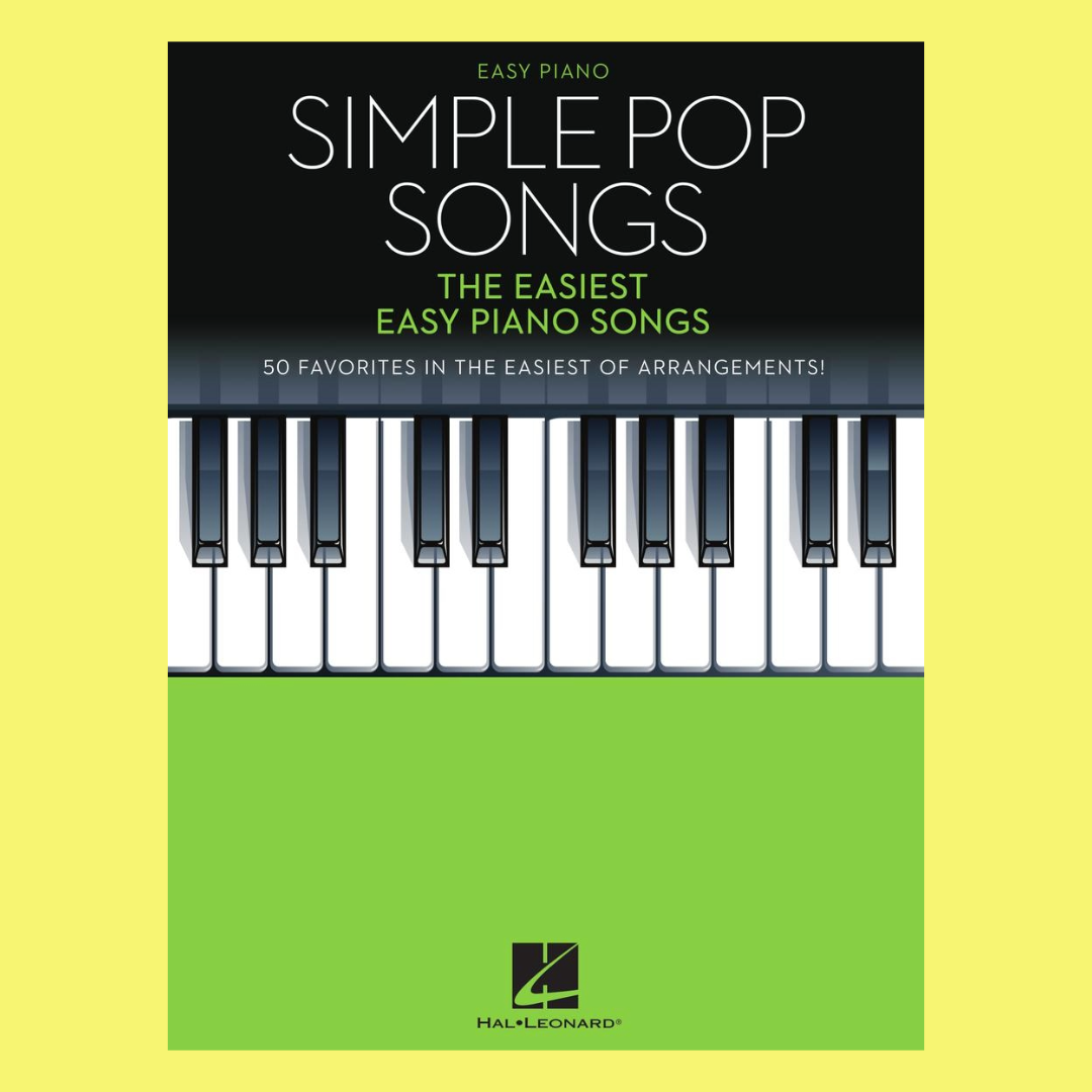 Simple Pop Songs Piano Book (50 Songs)