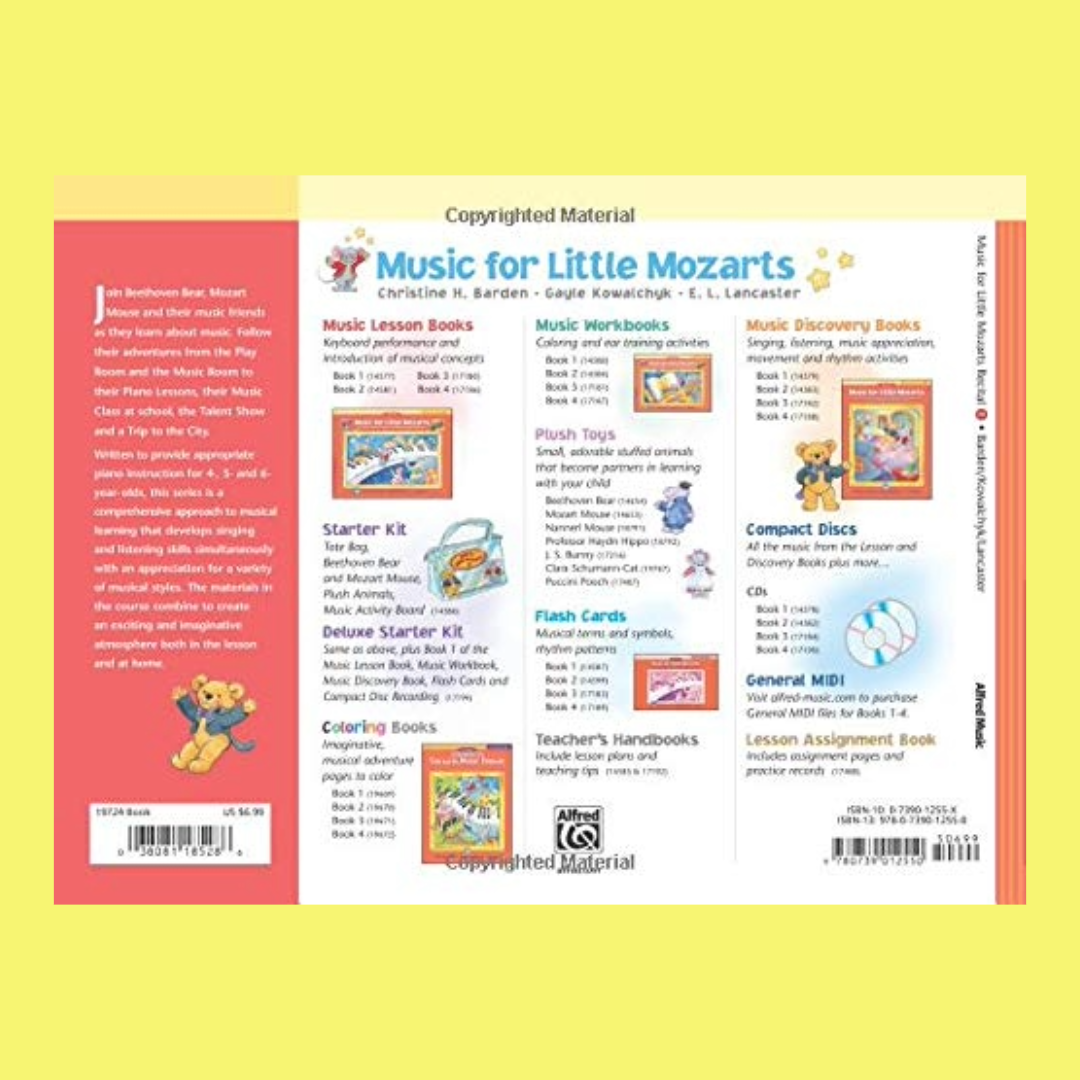 Alfred's Music For Little Mozarts Music - Recital Book 1