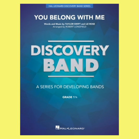 Taylor Swift You Belong with Me For Concert Band Parts/Score