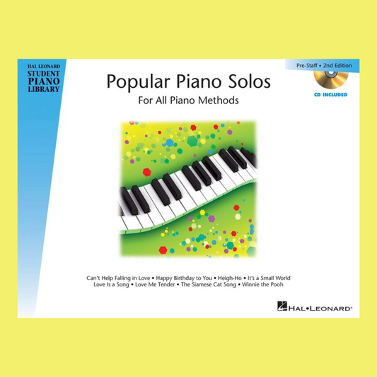 Hal Leonard Student Piano Library - Popular Piano Solos Prep Level 1 Book/Cd