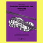 Mary Cohen - Concert Repertoire For Violin Book