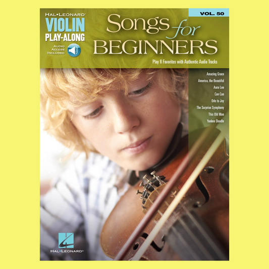 Songs For Beginners Violin Play Along Volume 50 Book/Ola