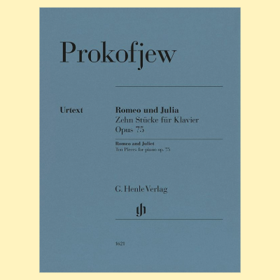 Prokofieff - Romeo and Juliet Op. 75: Ten Pieces for Piano Book (Urtext)