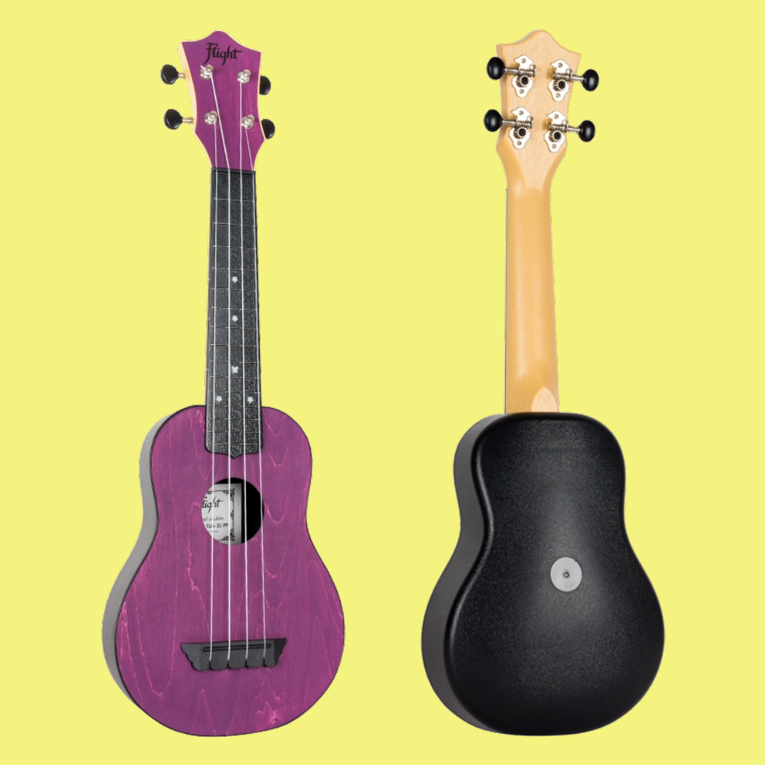 Flight TUS35 ABS Soprano Purple Ukulele & Bag - 10 Ukuleles (Student Ukulele Pack )