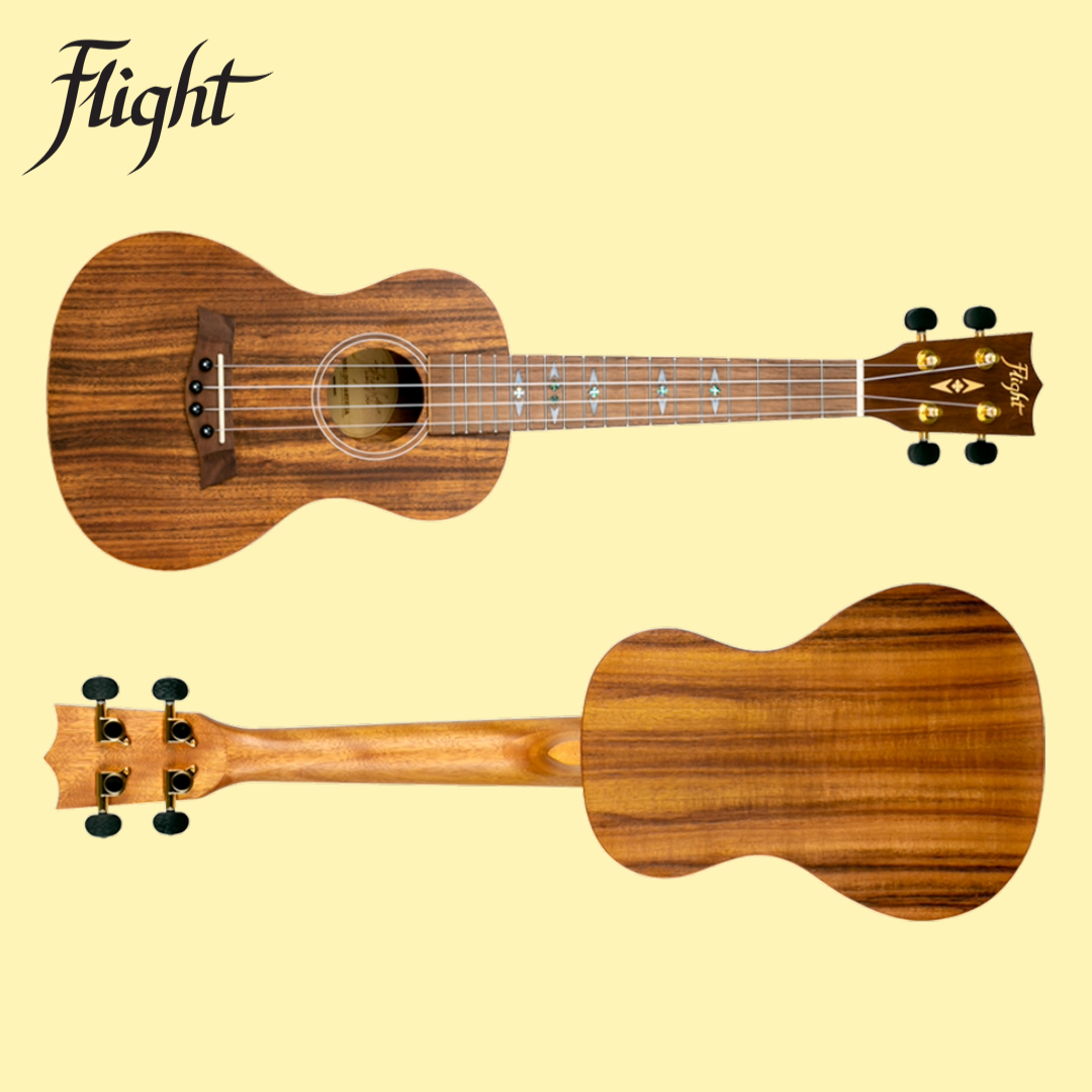 Flight DUC440 Acacia Concert Ukulele with Padded Gig Bag