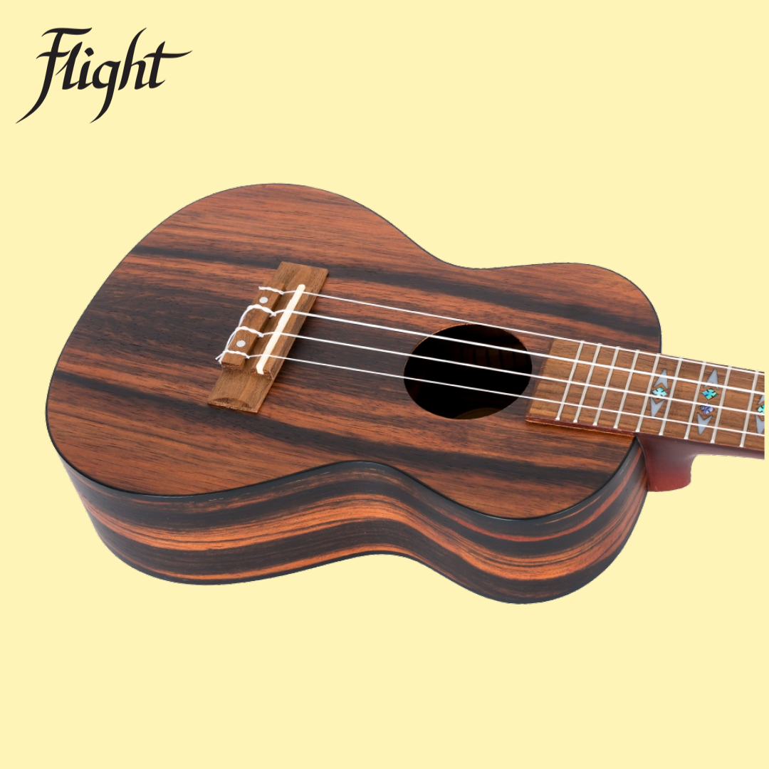 Flight DUC460 Concert Ukulele Amara with Padded Gig Bag