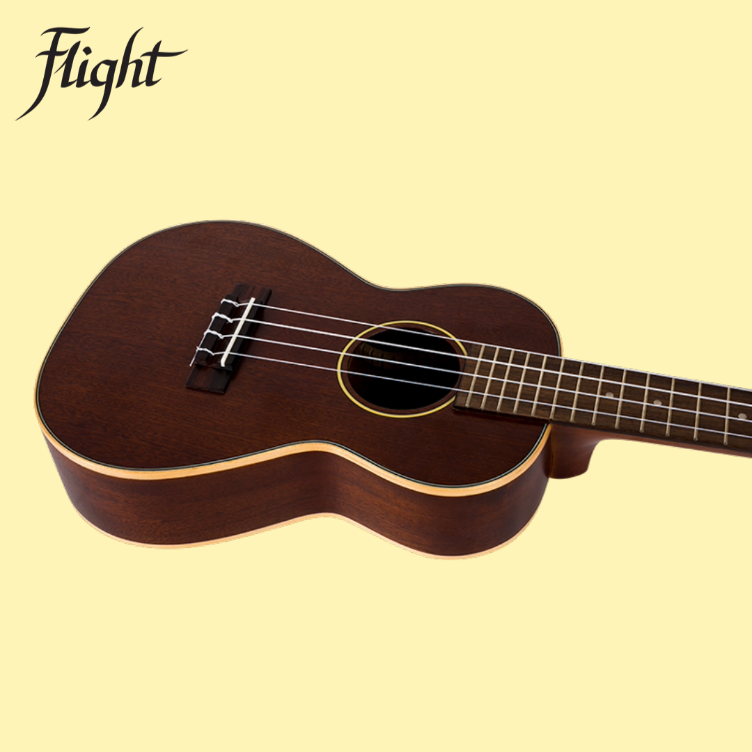 Flight MUC-2 All-Solid Mahogany Concert Ukulele with Padded Gig Bag