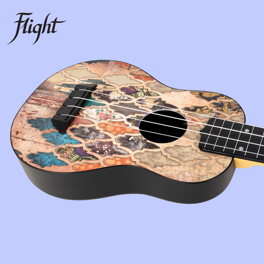 Flight TUS40 ABS Travel Soprano Ukulele Granada with Gig Bag
