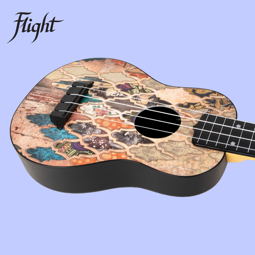 Flight TUS40 ABS Travel Soprano Ukulele Granada with Travel Bag