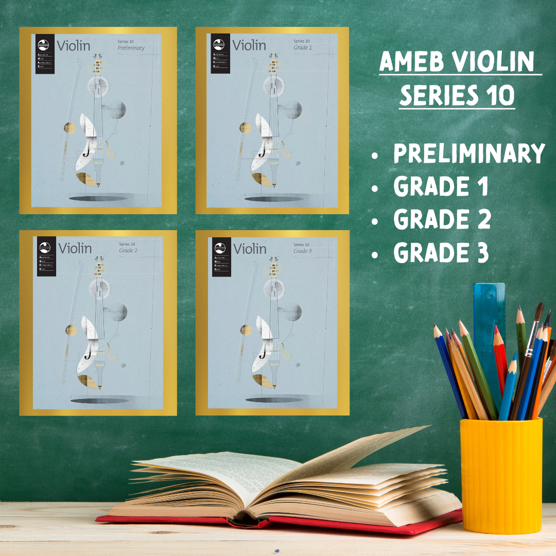 AMEB - Violin Series 10 Teacher Pack A (Preliminary to Grade 3) x 4 Books