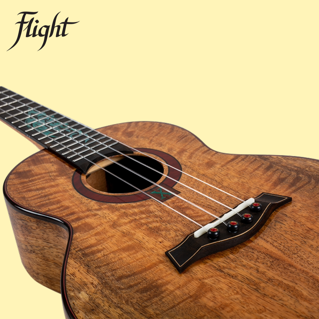 Flight A10MM Mango Dragon 10th Anniversary Tenor Ukulele with Deluxe Padded Gig Bag