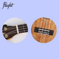 Flight DUC410 QA Quilted Ash Concert Ukulele with Padded Gig Bag