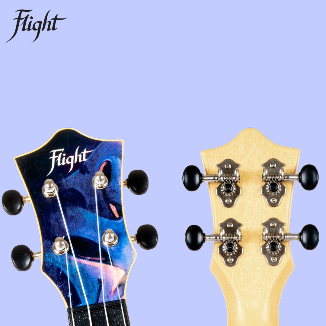 Flight TUS40 ABS Travel Soprano Ukulele Graffiti with Gig Bag