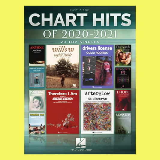 Chart Hits Of 2020-2021 For Easy Piano Book