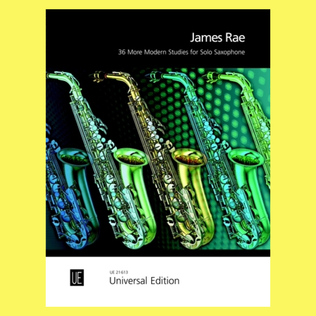 James Rae - 36 More Modern Studies For Solo Saxophone Book