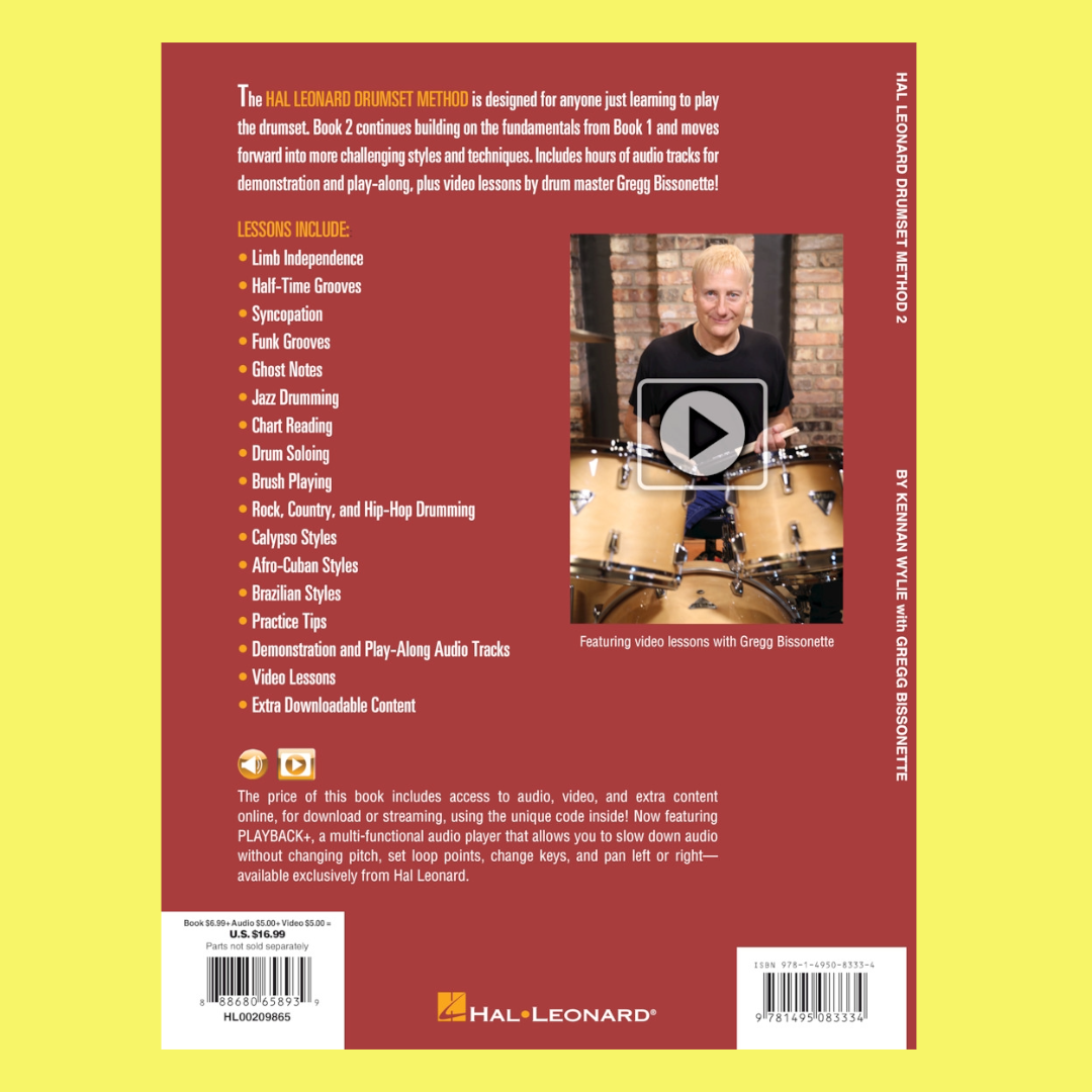 Hal Leonard Drumset Method - Book 2 (Book/Olm)