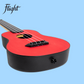 Flight TUC-35 Red Travel Concert Ukulele with Gig Bag