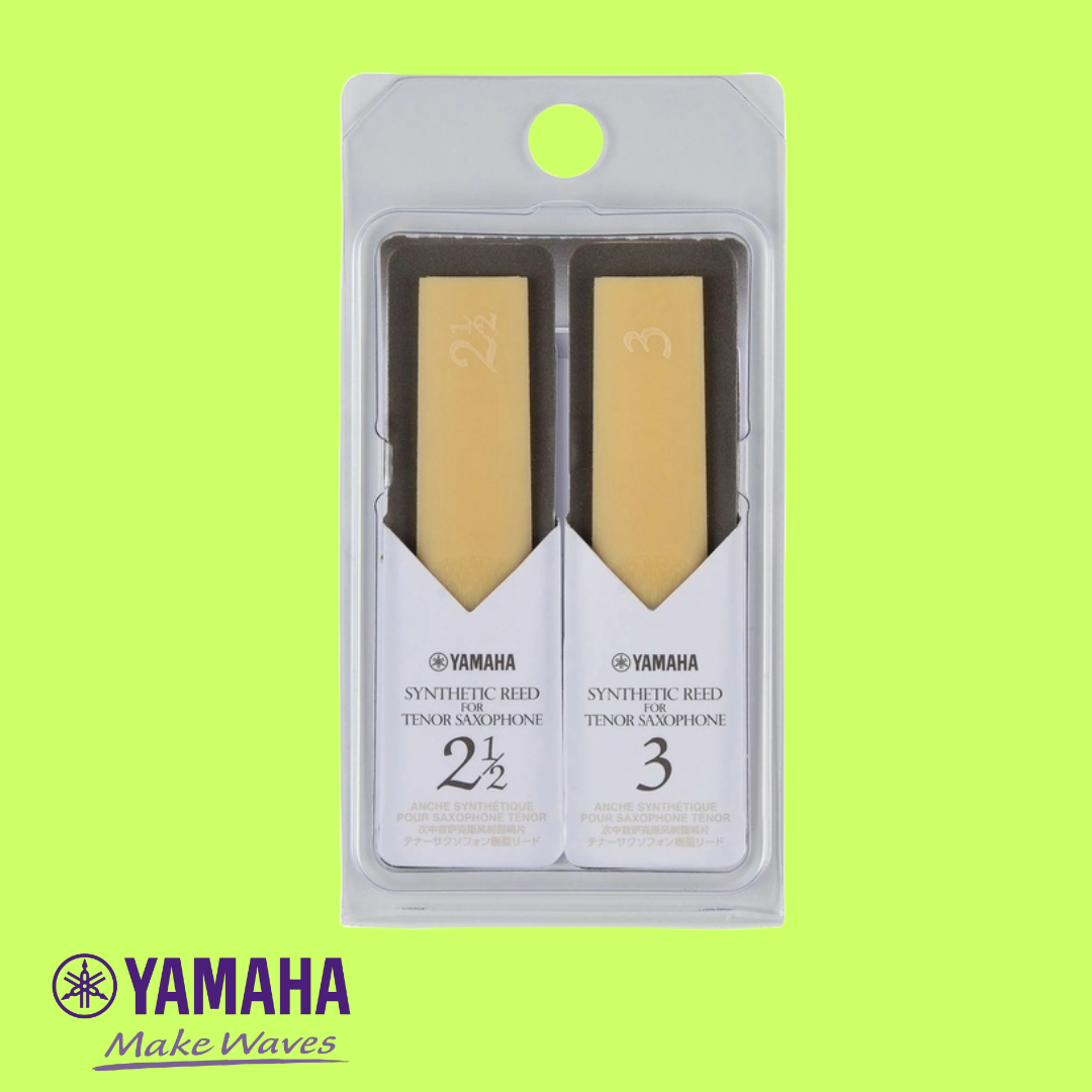 Yamaha Tenor Saxophone Synthetic Reed - Sizes 2.5 /3.0 (2 Pack)