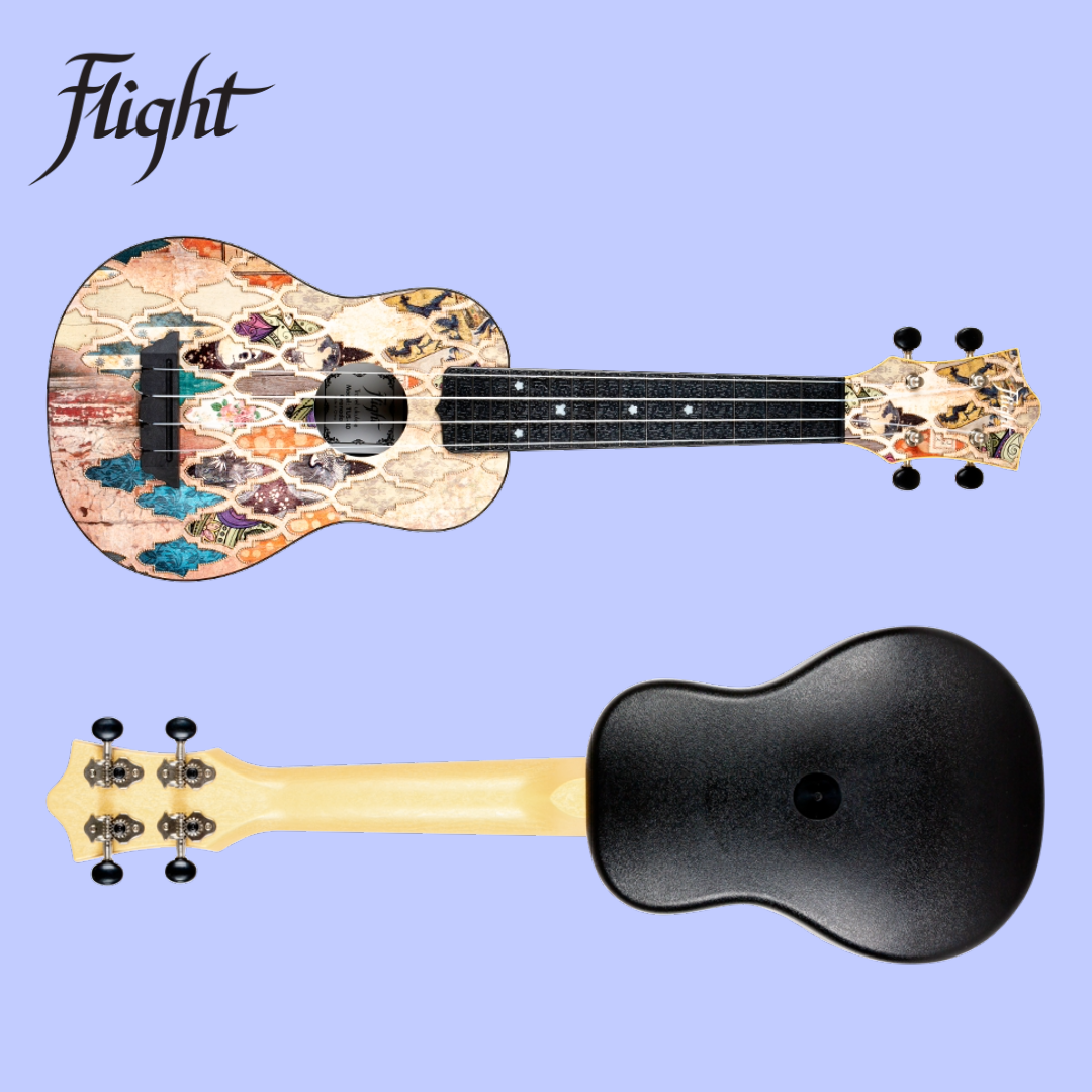Flight TUS40 ABS Travel Soprano Ukulele Granada with Gig Bag