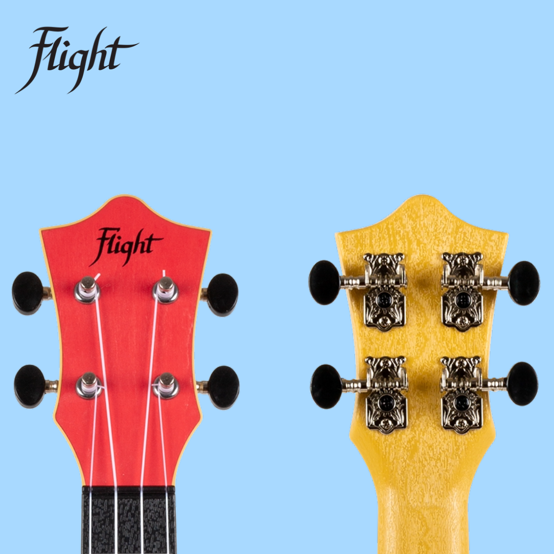 Flight TUC-35 Red Travel Concert Ukulele with Gig Bag