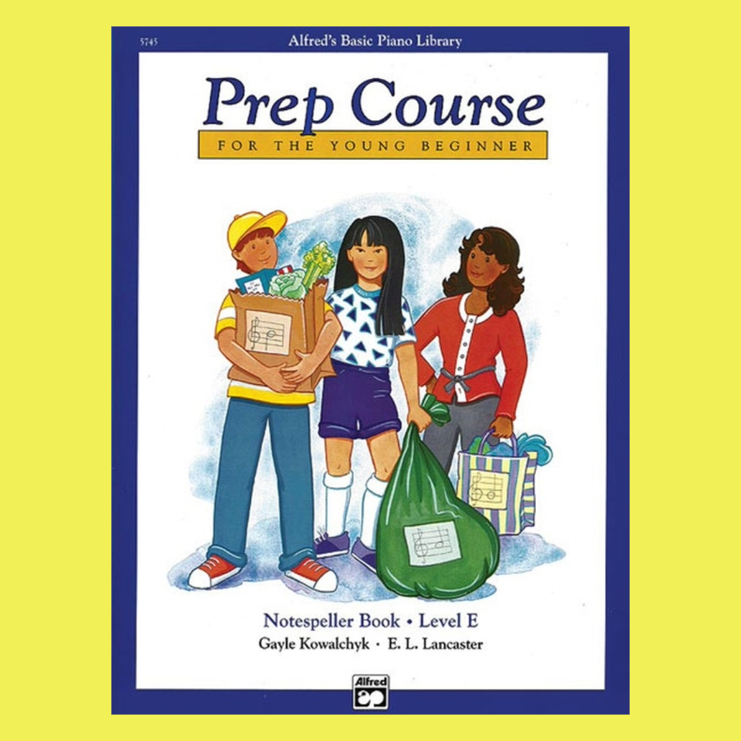 Alfred's Basic Piano Prep Course - Notespeller Level E Book