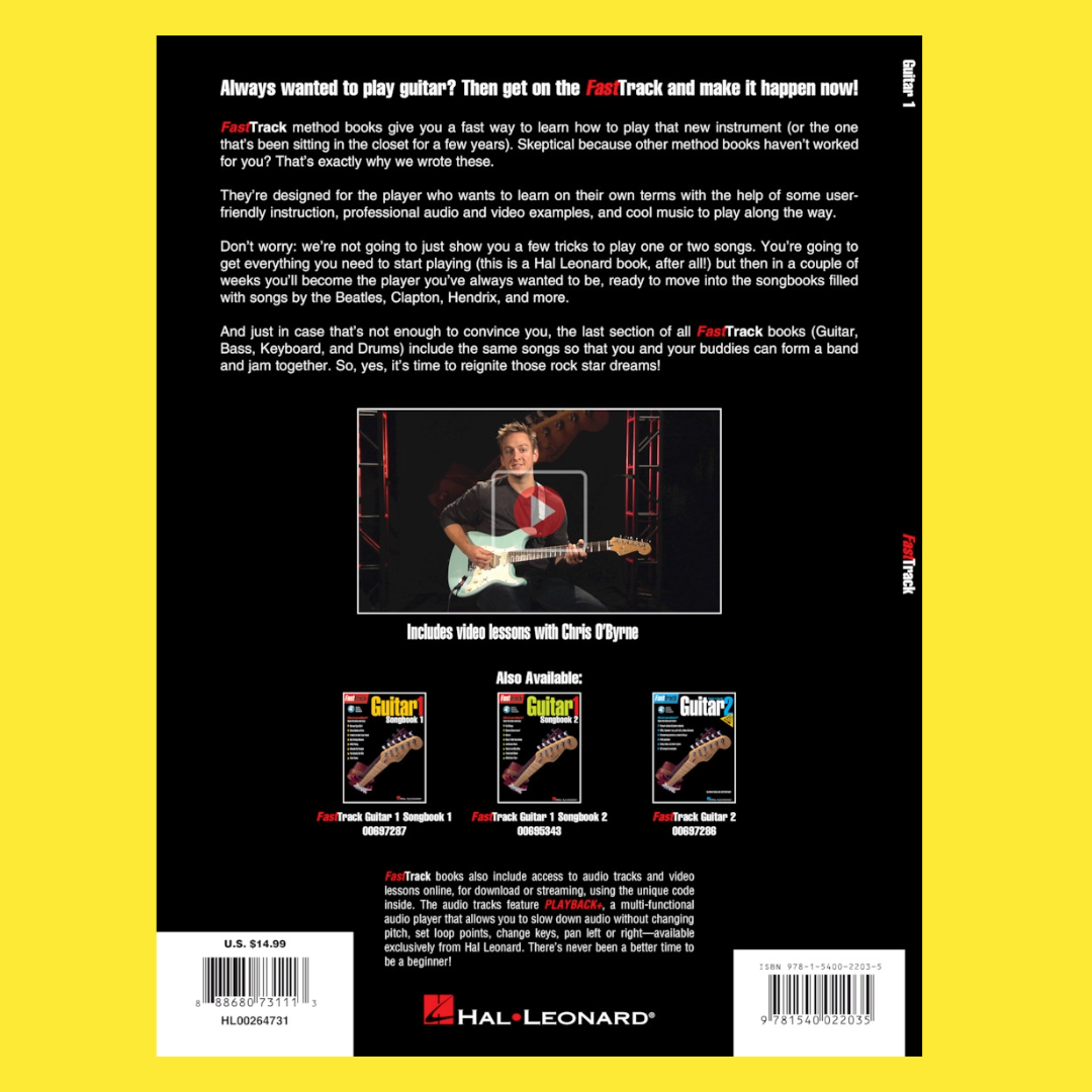 FastTrack Guitar Method 1 - Complete Starter Pack (Book/Olm)
