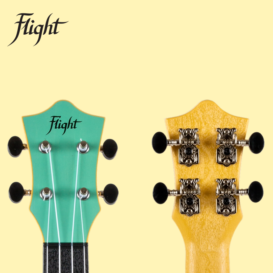 Flight TUC-35 Light Blue Travel Concert Ukulele with Gig Bag