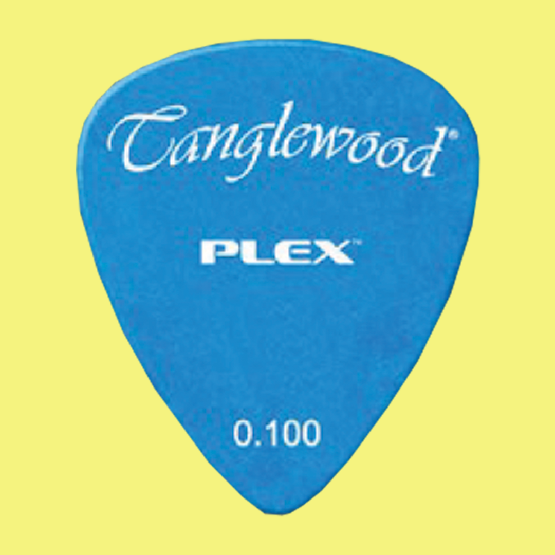 Tanglewood Plex Picks (Pack of 12) Size - .100 Blue