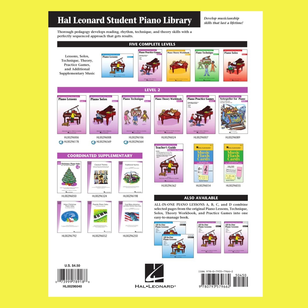 Hal Leonard Student Piano Library -My Music Journal Student Assignment Book