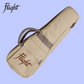 Flight DUC410 QA Quilted Ash Concert Ukulele with Padded Gig Bag