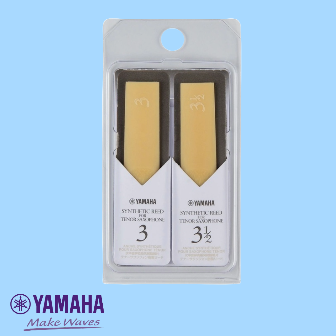 Yamaha Tenor Saxophone Synthetic Reed - Size 3.0/3.5 (2 Pack)