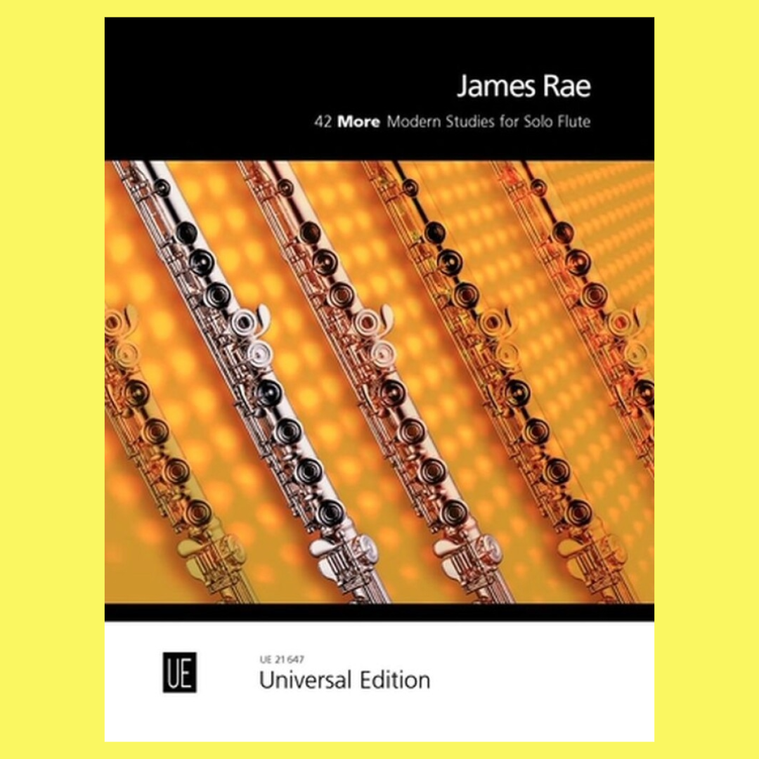 James Rae - 42 More Modern Studies For Solo Flute Book – Music2u.com.au