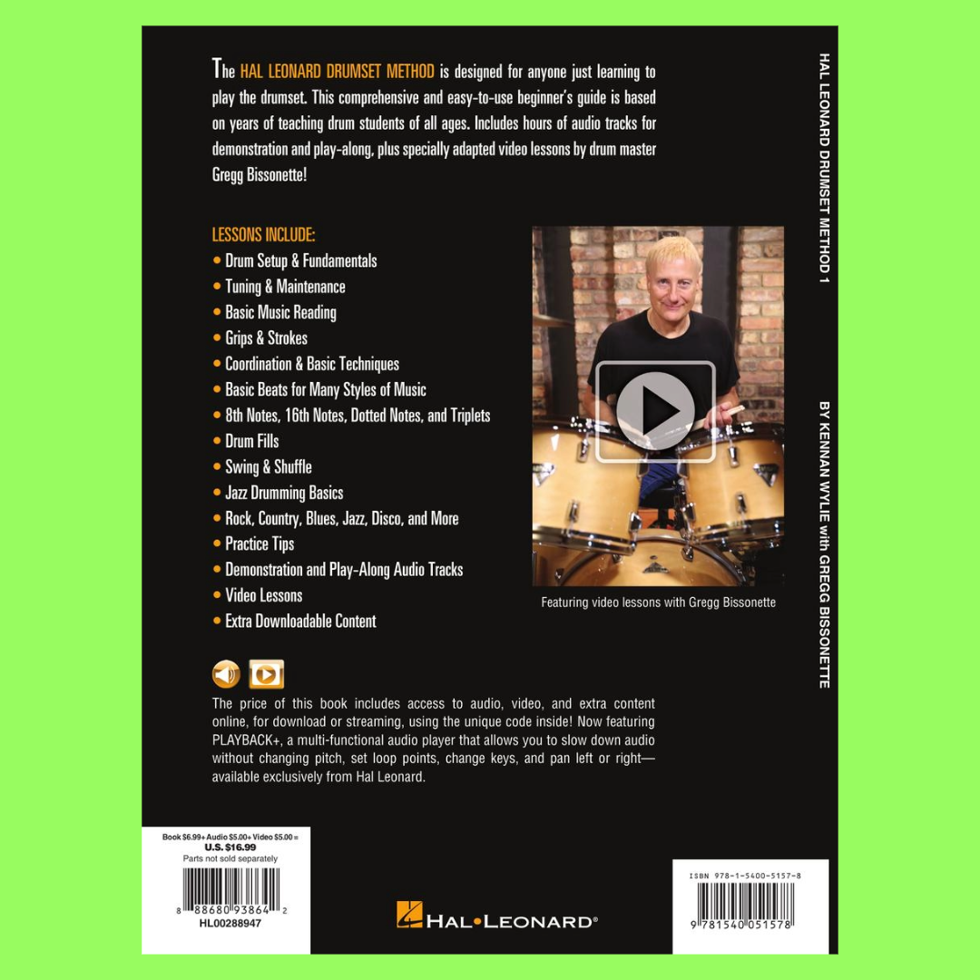 Hal Leonard Drumset Method - Left Hand Edition Book 1 (Book/Olm)