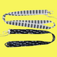 Floating Notes & Treble Clef Lanyard - Black (45cm)