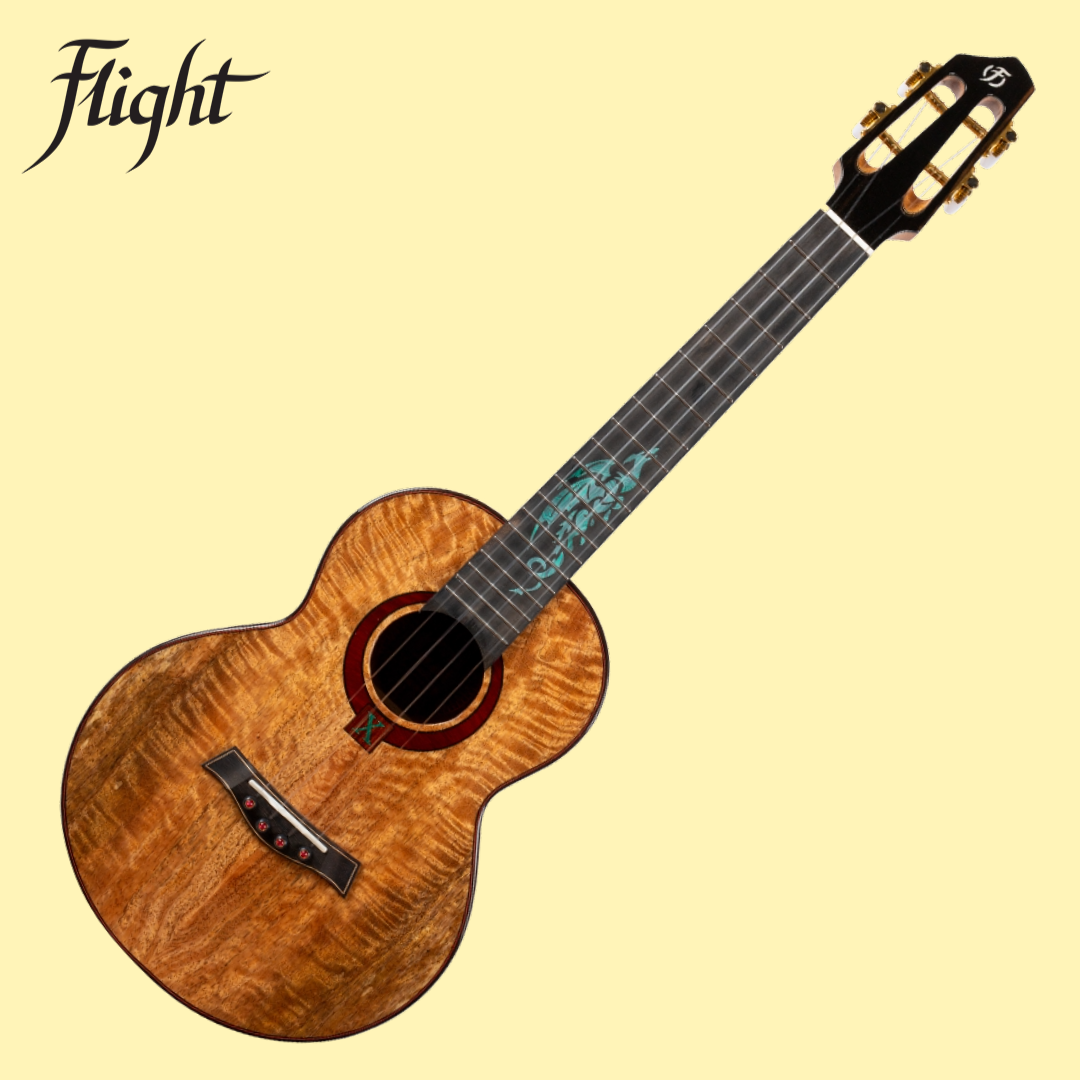 Flight A10MM Mango Dragon 10th Anniversary Tenor Ukulele with Deluxe Padded Gig Bag