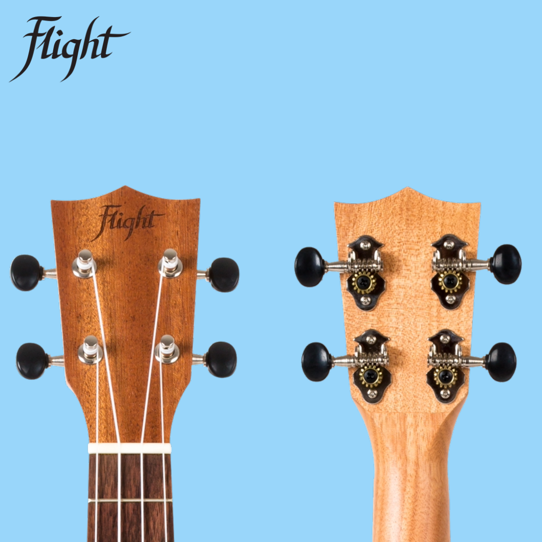 Flight NUS380 Amber Soprano Ukulele with Gig Bag
