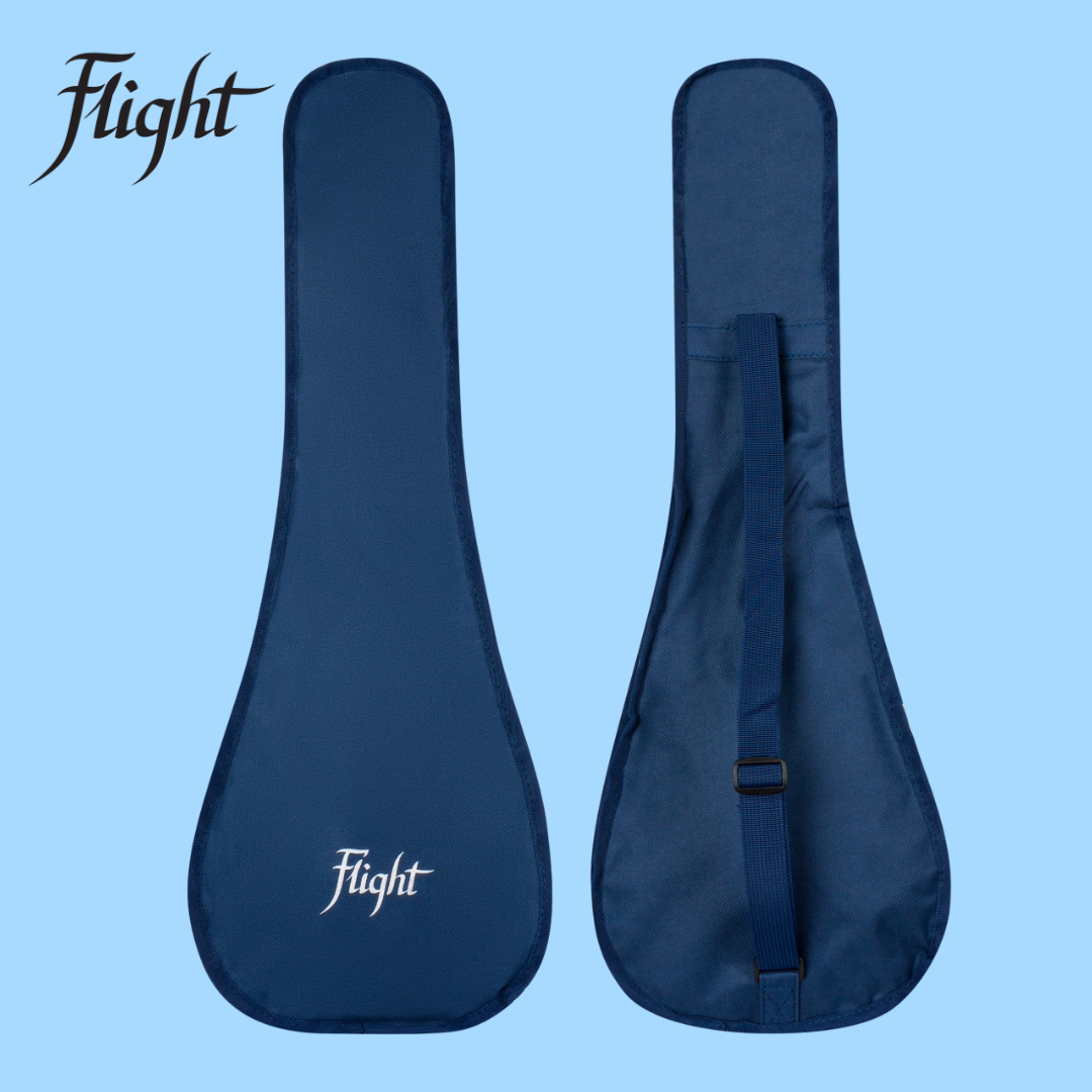 Flight TUC-35 Red Travel Concert Ukulele with Gig Bag