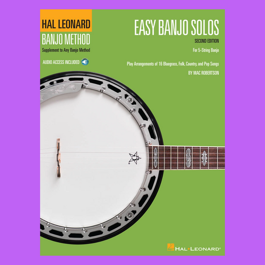 Hal Leonard Banjo Method - Easy Banjo Solos (2nd Edition) with Book/Ola