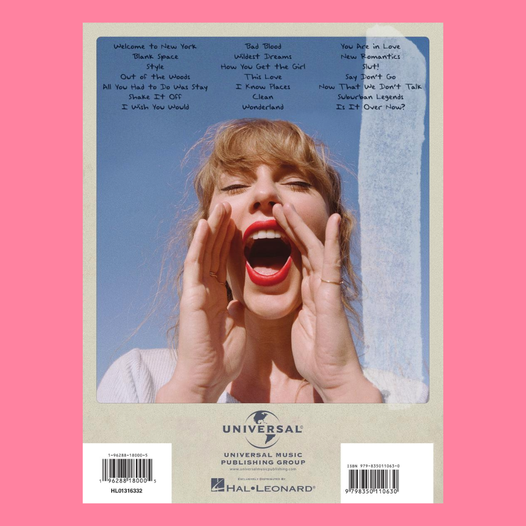 Taylor Swift - 1989 (Taylor's Version) Piano, Vocal & Guitar Songbook