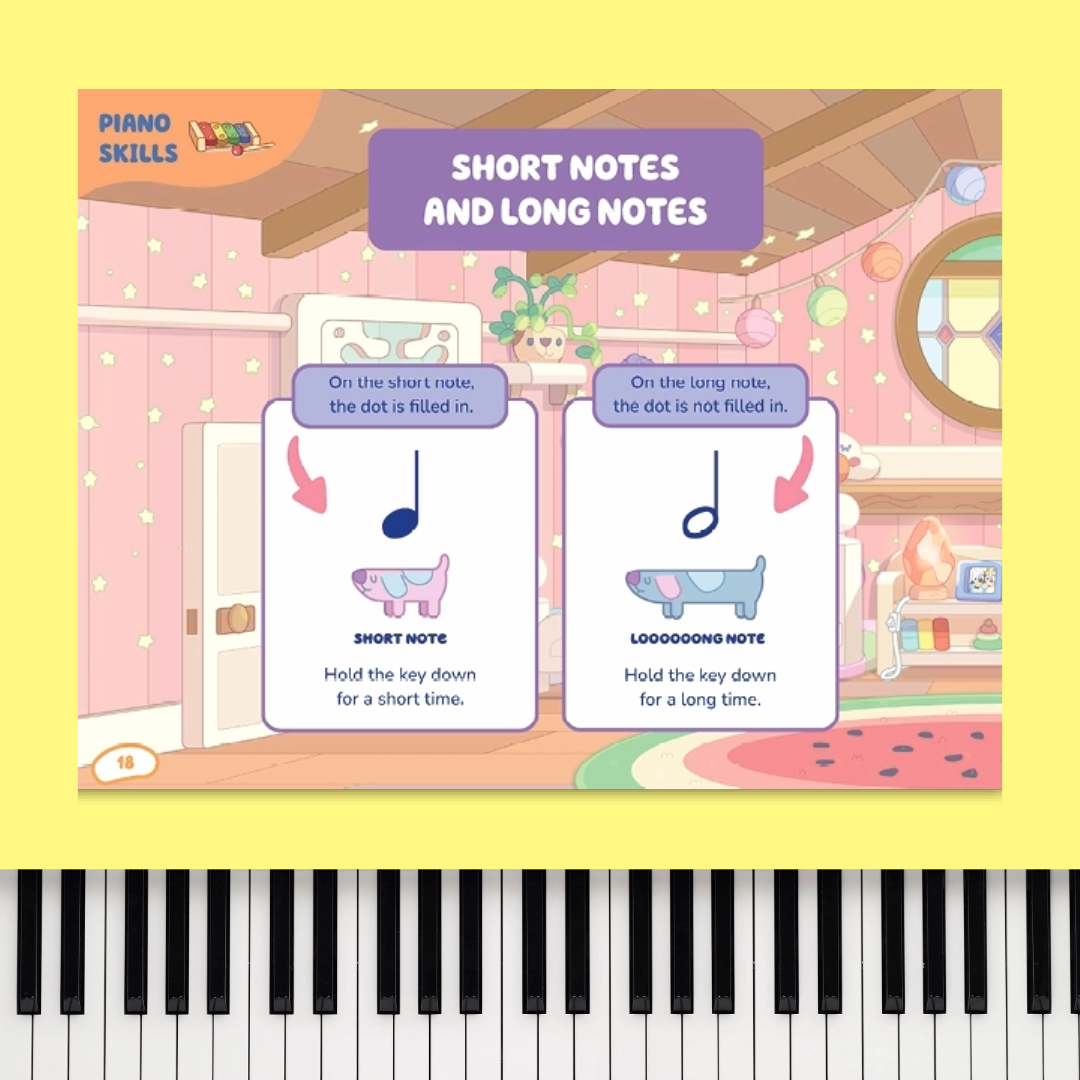 Bluey - First Ever Piano Book with Stickers - New Coming Early November 2025