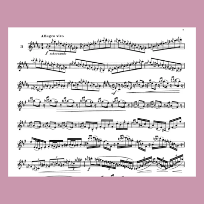 Eugene Bozza - 12 Etudes Caprices Saxophone Solo Book