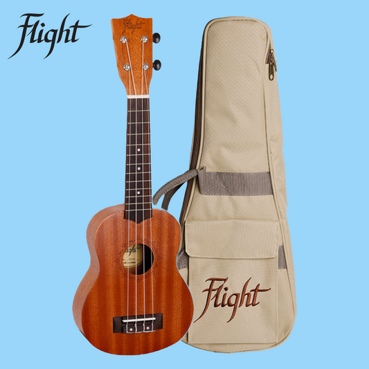 Flight NUS310 Soprano Ukulele With Padded Gig Bag